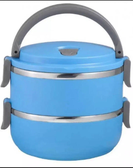 2 Tier Plastic Lunch Box